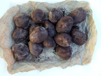 truffled truffles in a basket