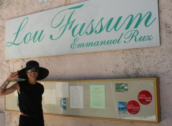 chef Morgan at Lou fassum in France