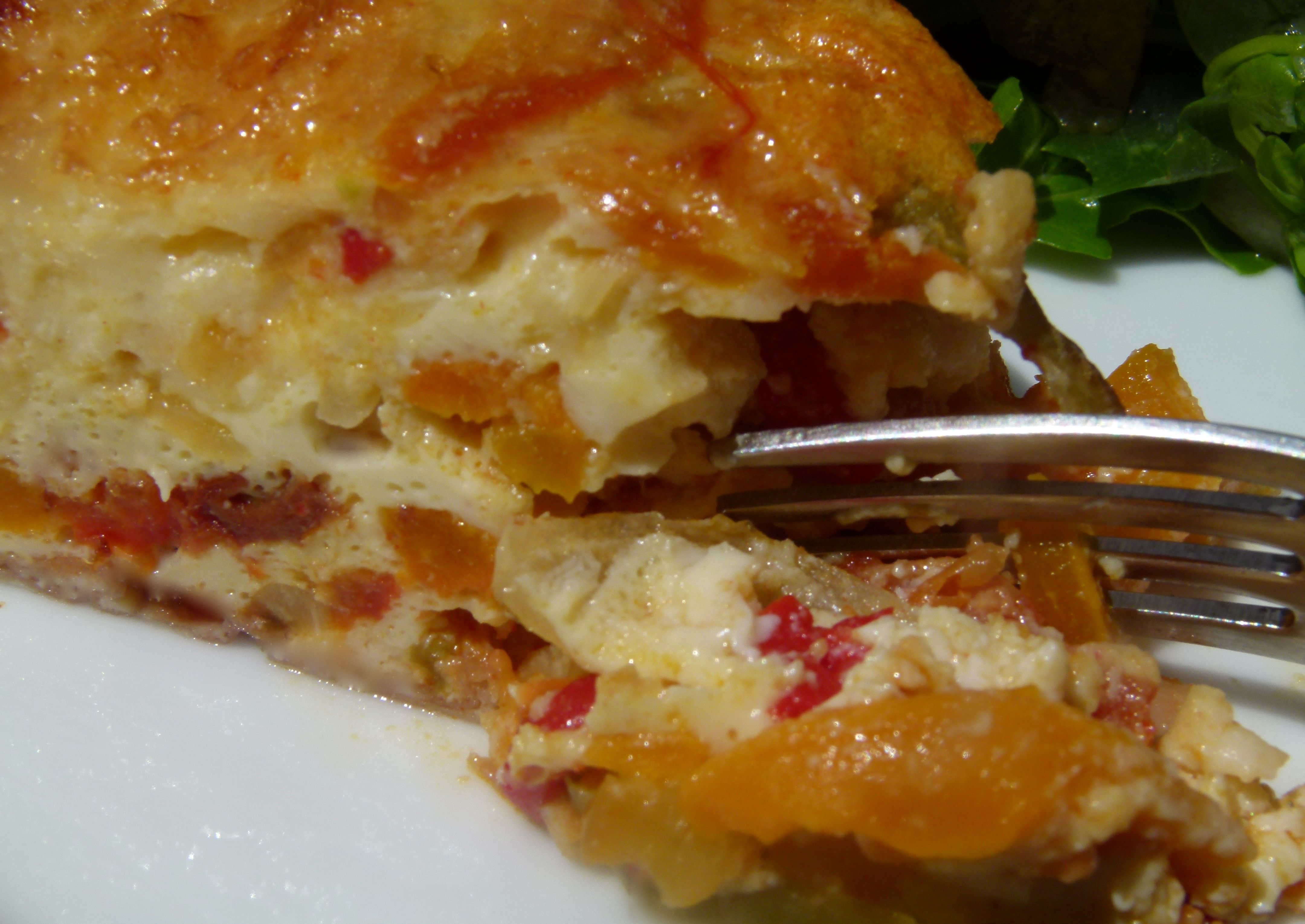 piperade crustless quiche