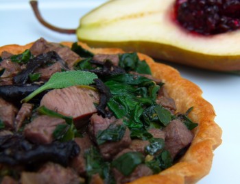 Duck Tartlet with Pear