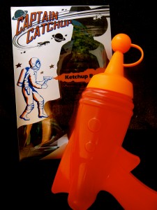 “Captain Catchup” Ketchup bottle