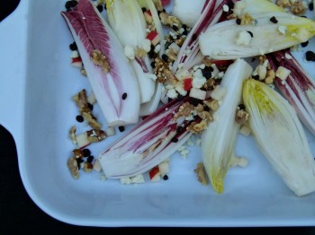 Belgium Endive and walnuts