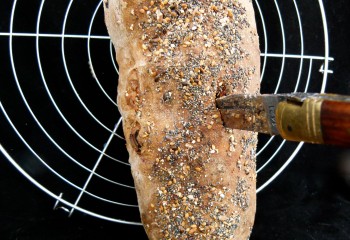 Hunger Games Loaf of Bread with and arrow stuck in it