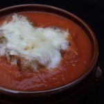 winter tomato soup au gratin (February 10, 2011)