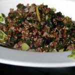 kale and red quinoa tabbouleh