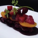 beet Napoleon with beets three ways (February 11, 2012)