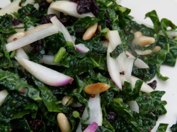 Mcgrath Family Farm Recipes kale and turnip slaw with mustard seed dressing