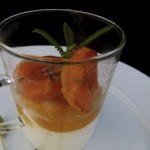 grilled apricots, miel de lavendre and fromage blanc (August 18, 2011)