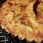 piperade crustless quiche (September 1, 2011)