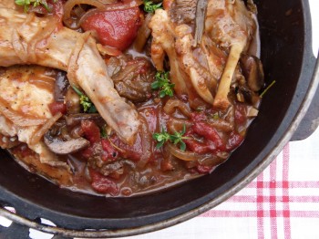Hunger Games food - Katniss’s rabbit (or chicken) chasseur