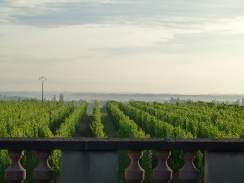 Hotel balcony in Alsace region France by Chef Morgan