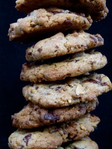 crunchy chocolate and espresso almond cookies by Chef Morgan