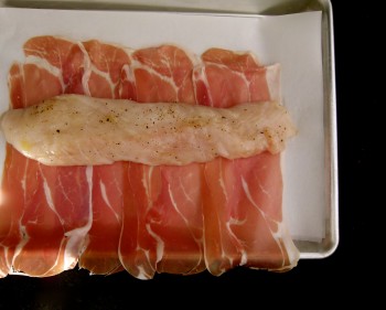 monkfish and prosciutto 