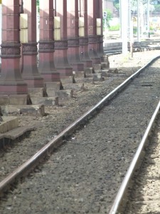 Railroad tracks in France