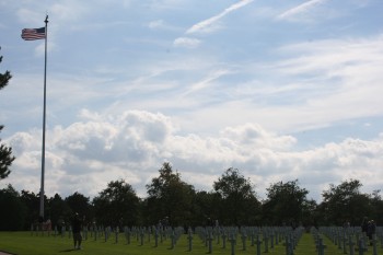 Normandie: Omaha Beach grave site