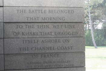 Normandie: Omaha Beach memorial 