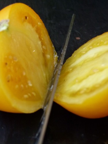 heirloom tomatoes  cut