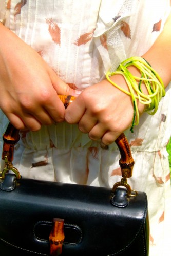 bracelet of zucchini spaghetti 