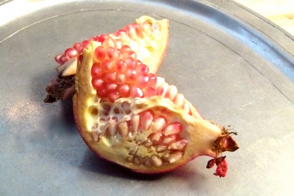 open pomegranate