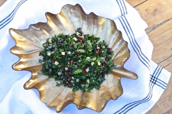 Updated Waldorf Salad on a fall leaf golden plate