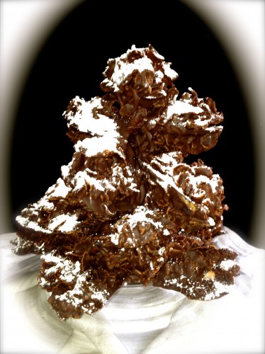 holiday tree of chocolate (sapin de Noël au chocolat)