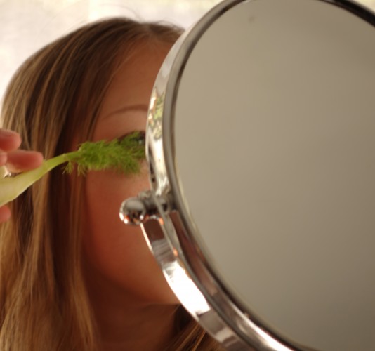 vegetable eye brush