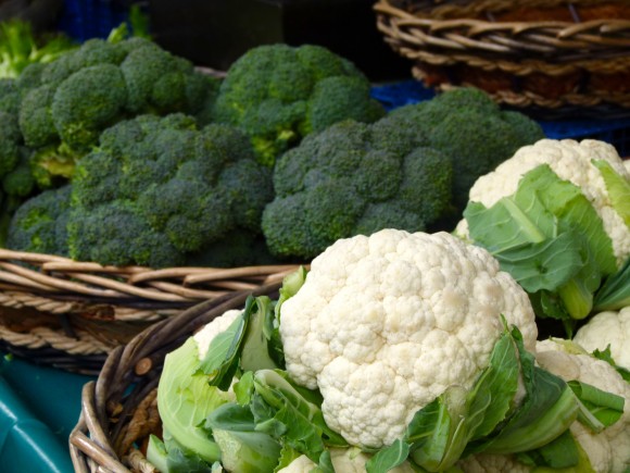 broccoli and cauliflower   