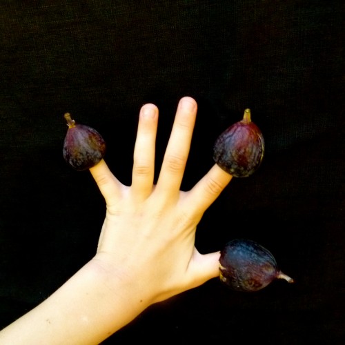 figs on fingers