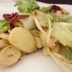 potato and wilted escarole salad 