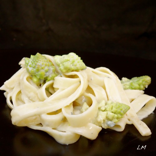 Romanesco Cauliflower fettechini with Gorgonzola 