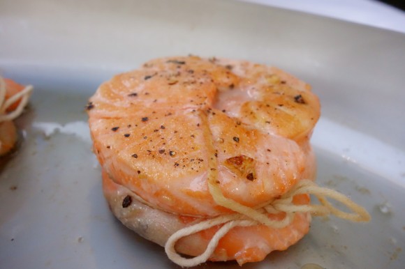 pan seared salmon filet