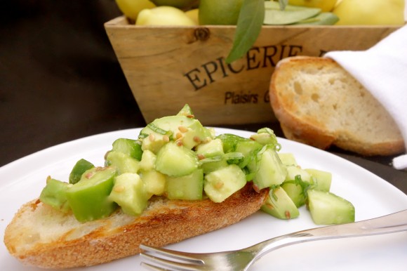 cucumber and avocado salad