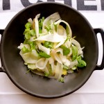 raw white asparagus salad