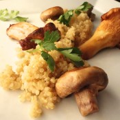 quinoa risotto with mushrooms October 18th, 2013 