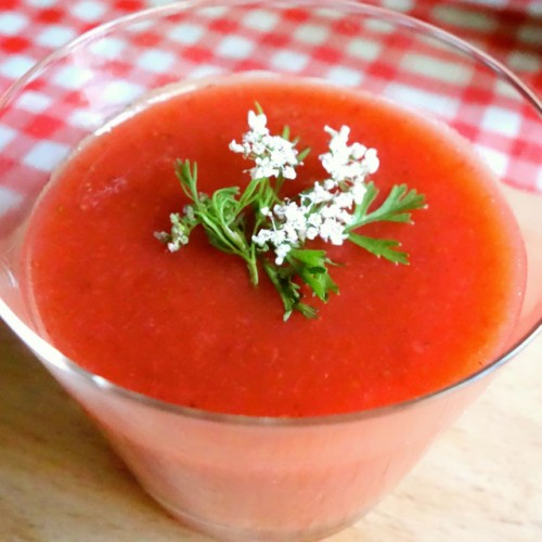 strawberry gazpacho